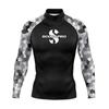 SCUBAPRO Muta Uomo UPF + 50 Protezione Solare da Spiaggia Costume da Bagno Manica Lunga Sport da Surf Anti-Medusa