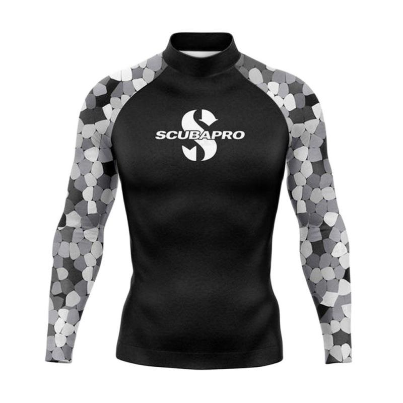 SCUBAPRO Muta Uomo UPF + 50 Protezione Solare da Spiaggia Costume da Bagno Manica Lunga Sport da Surf Anti-Medusa
