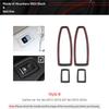 For BMW X1 F48 F20 F30 F30 F34 Made of Alcantara Window Switch Lift Panel Trim Performance 4pcs Sticker Car Interior Accessories