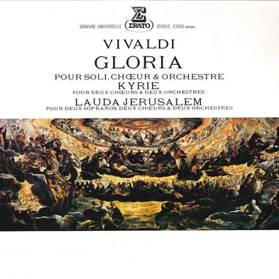 LP Record VIVALDI STEPHANE CAILAT CHORALE STE - Gloria Kyrie Lauda JERUSALEM E1050 ERATO Japan Classical Used