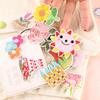 Cartoon patch stickers flower shoes and hats children's clothing accessories handmade DIY jewelry accessories embroidery cloth stickers