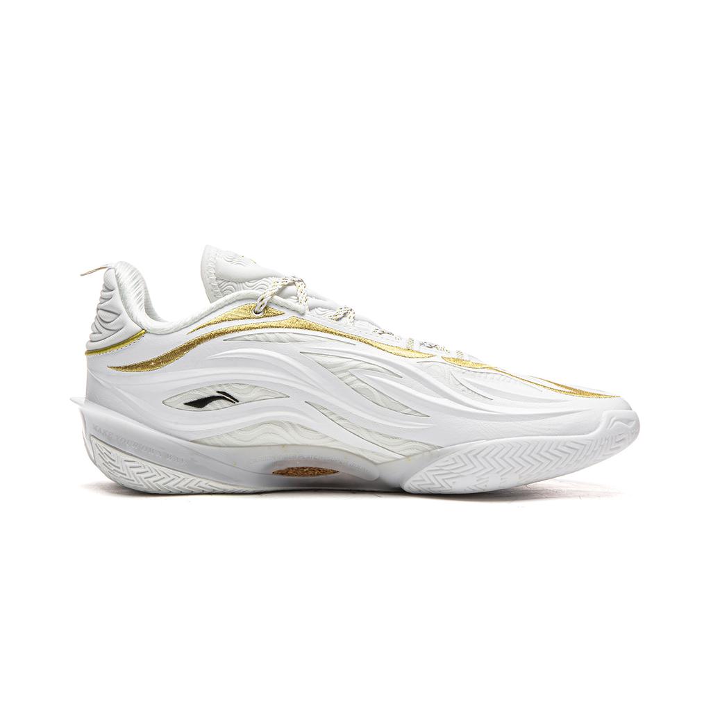 Li Ning Wade 808 5 Ultra V2 Flowing Gold Sports Comfortable Shock Absorption Wear-Resistant Low-Top Basketball Shoes Men Sneaker ABAV045-11