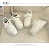Thick Soled Sponge Cake Shoes Autumn Sports White Shoes