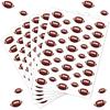 JUMELON 608 Pcs Football Stickers for Kids, Water-Repellent Self-Adhesive Sports Stickers for Boys & Girls, Perfect for Water Bottles, Scrapbooks &