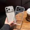 Heart Design Drop-Proof Phone Case for Apple 11, 13pro, 14, 15, 16, 17promax - Space & Soft Shell