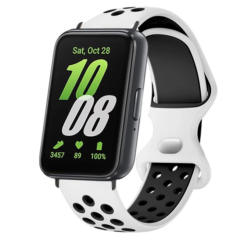 Two Tone Strap for Samsung Galaxy Watch Fit3 Breathable Round Hole Band Suitable for Samsung Galaxy Watch Fit3 Smartwatch Correa