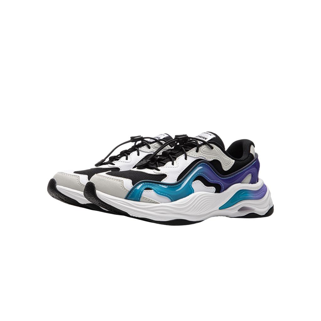 Li Ning Childrens Yun Chuan Sports Lifestyle Series Soft Fashion Classic Versatile Casual Shoes Kids Casual Shoes YKCU168-3