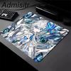 Retro English Black and White Girl Gaming Mouse Pad XL Natural Rubber Anti Slip Bottom Mousepad Small Size Product Desk Mats