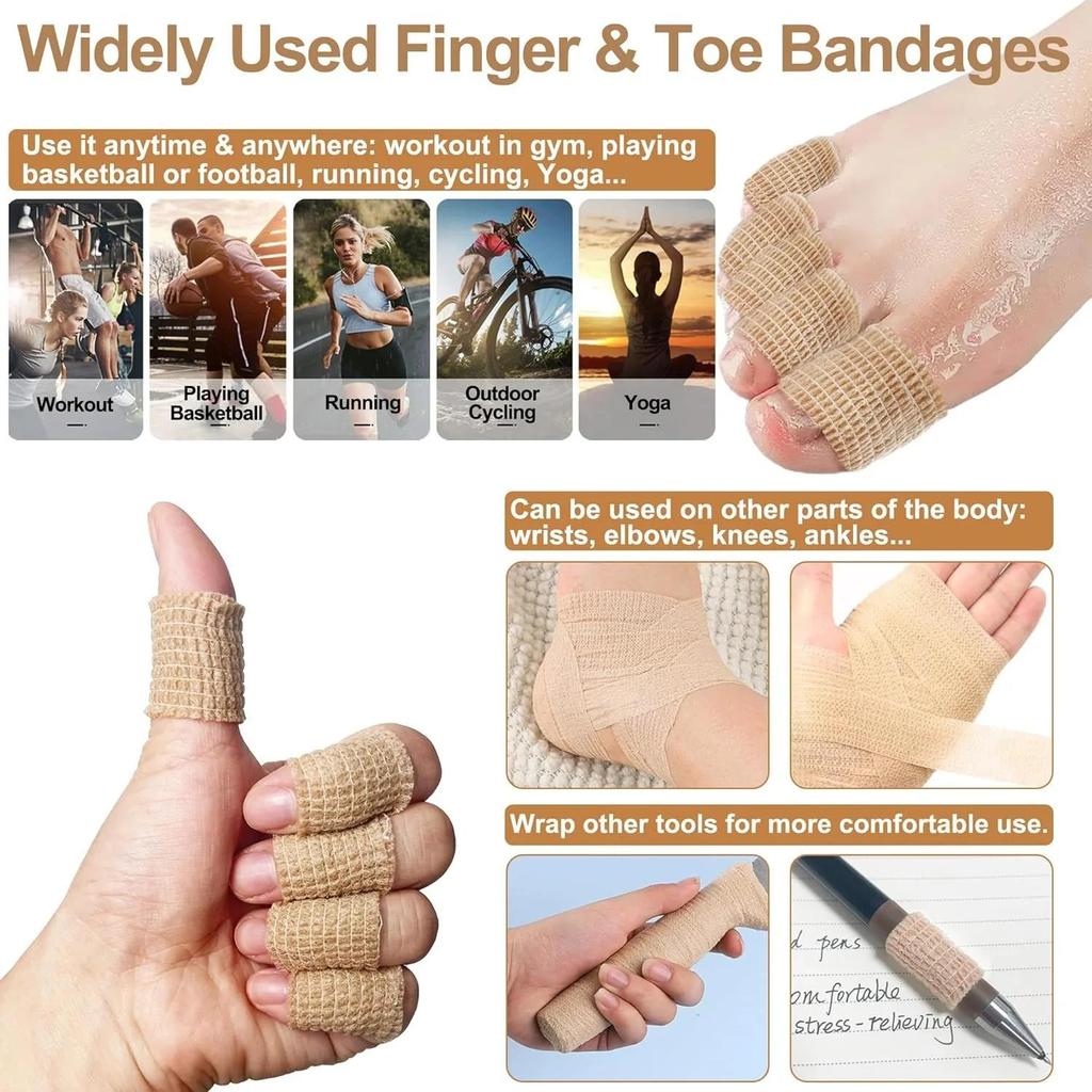 Anti Abrasion Self-adhesiveElastic Bandages 2.5cm*4.5m