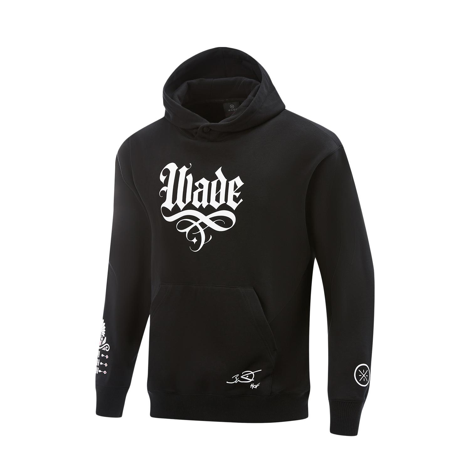 

Li Ning Wade Series Свободный Универсальный Модный Худи с Графикой и Буквами Флисовый Вязаный Спортивный Свитшот Мужской свитшот AWDVH45-3 S