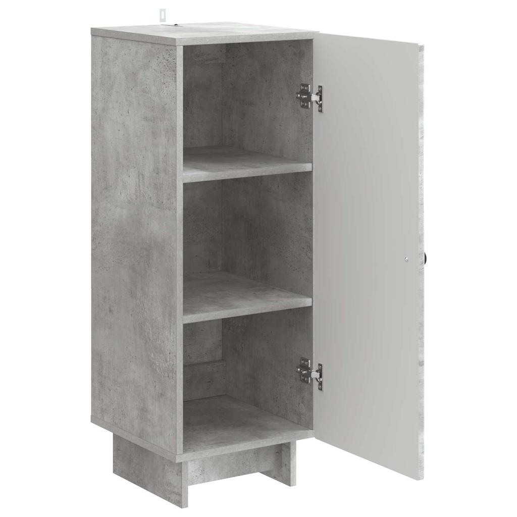 Sideboard Concrete Grey 33 x 34.5 x 90 cm Particleboard