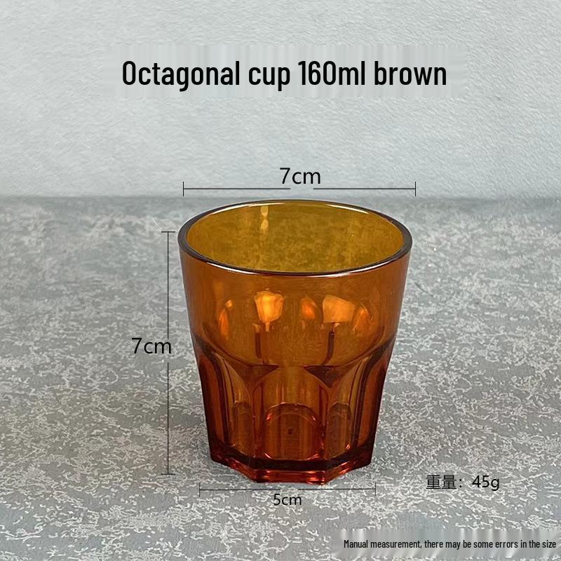 Durable PC Acrylic Beverage Cup: Heat, Cold & Drop Resistant for Restaurants