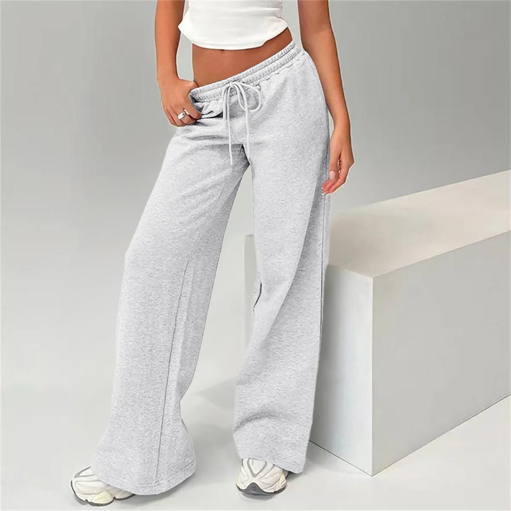Women's Loose,Fit Fleece,Lined Thermal ,Color Casual Sweatpants