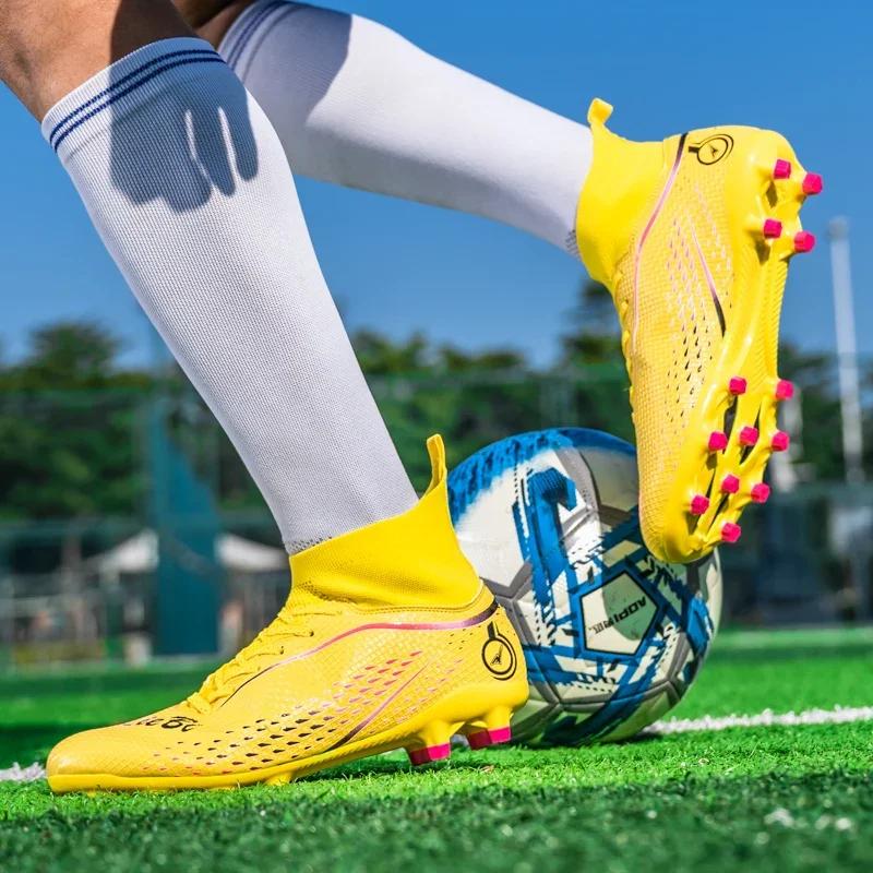 New Professional Unisex Soccer Shoes Non-slip Football Boots Outdoor Drop Shipping Futsal Match Training Sport Sport Sneakers