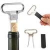 Professional Two-prong Red Wine Champagne  Opener Wine Cork Puller
