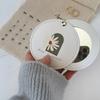 1PCS Free Custom Ultra-thin Mini Makeup Mirror Portable Compact Pocket Hand Personalized Beauty Cosmetic Party Favor Mirror Gift