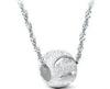 Korean Fashion Imitation Silver Zircon Pendant Necklace for Women