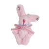 HX6F DIY Toy Doll with Bowknot and Star Rabbit Doll Stuffed DIY Accessories Soft Rabbit Keychain Pendant for Crafts