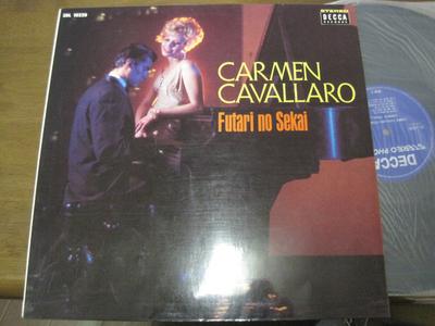 LP Record CARMEN CAVALLARO - Futari No Sekai SDL10220 Decca Japan Jazz Used