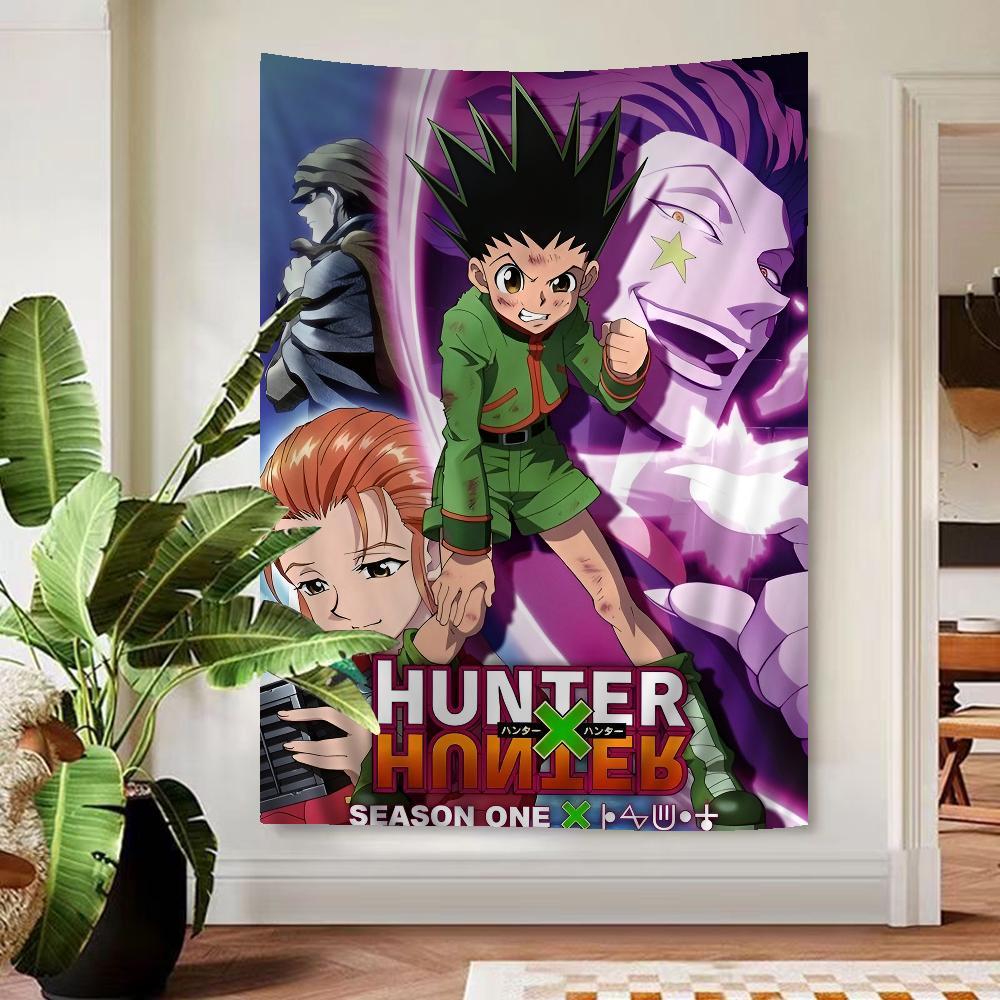 Hunter X Hunte Anime Printed Large Wall Tapestry Cheap Hippie Wall Hanging Bohemian Wall Tapestries Mandala INS Home Decor