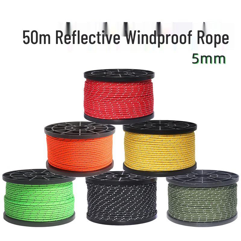 

VWDE 5mm Reflective Camping & Tarp Guy Line