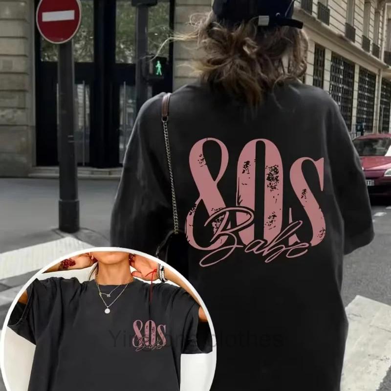 Y2k GYM Terapi Streetwear T-shirt Gåva Avslappnad T-shirt Retro Vintage T-shirt Dam Herr Bomull Överdimensionerad Lös Sommar
