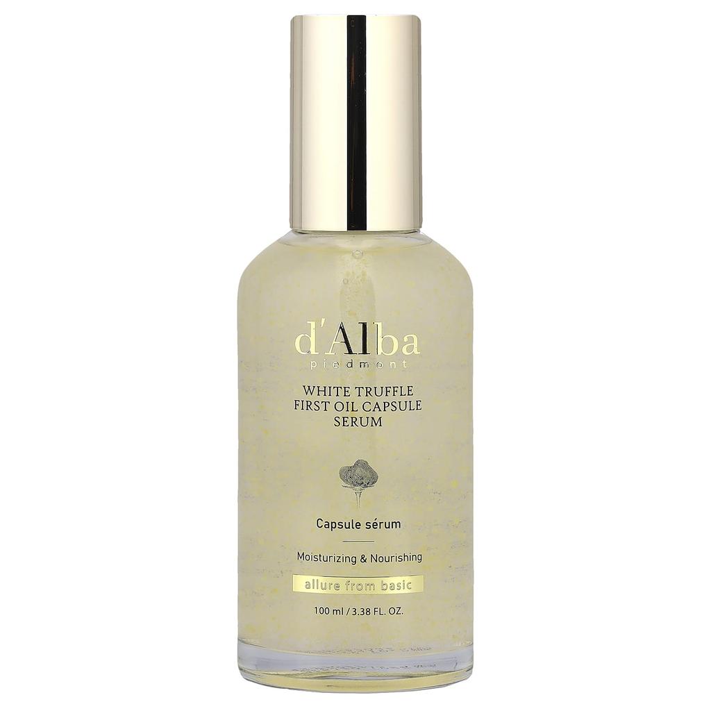 d'Alba White Truffle First Oil Capsule Serum, 100Ml(3.38Fl Oz)