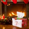 Eleganter Weihnachts-Seidenpapier-Umschlag, charmanter Weihnachtsmann-Seidenpapier-Umschlag-Papierspender für Weihnachtsfeiern und Heimdekorationen