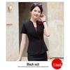 Summer Professional Short Sleeve Attire: Elegant Jewelry Store & Hotel Manager Workwear