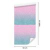 Powder pink, turquoise and blue glitter wallpaper 50x1000