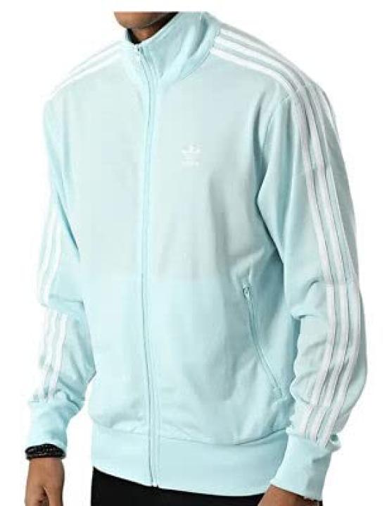 adidas Originals Firebird Track Tricot Jersey Track Size L Almost Blue Top, Jacket, (172-178cm), HL9341,