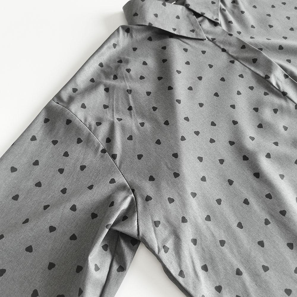 Spring and Autumn Hot Design Loose Polka Dot Cuff Lace Shirt Women's Sweet Turn-down Collar Long Sleeve Blouse