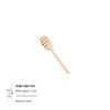 DiRuiEn Natural Beech Wood Honey Dipper & Stirrer Set