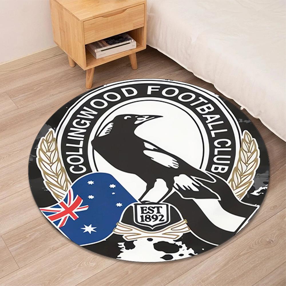 AFL Printed Round Rug Carpet Chair Rug Area Rug Entryway Doormats,for Office Chair Living Room Bedroom Kitchen Room.