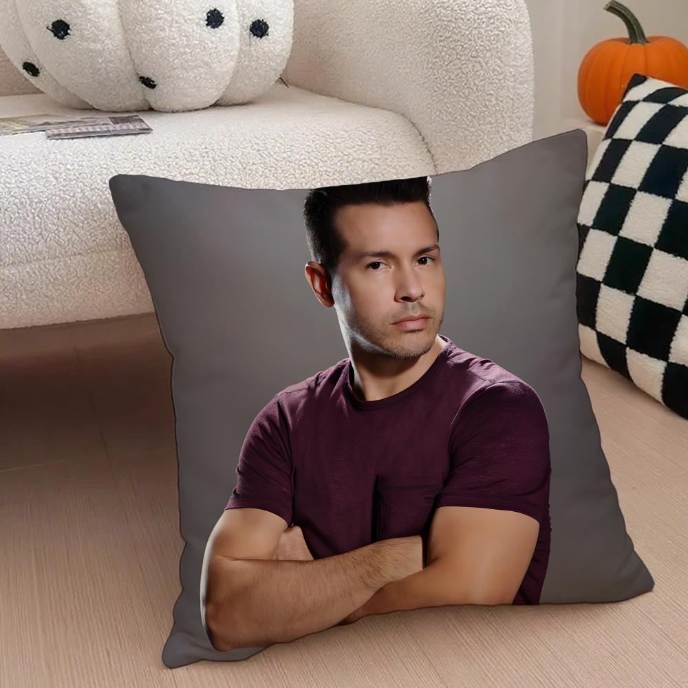 JJon Seda Cushion Cover Throw Pillow Cover Hidden Button Durable Polyester Chair Cushion