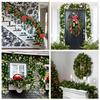 2.7 Meters Luxurious Christmas Garland With Colorful Flowers And Led Lights Perfect For Festive Decorations