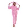 Keanu Womens/Ladies Bunny Ears Fleece Hooded Jumpsuit