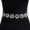 Women'S Fashion Circle Metal Chain Belt Fringes Ring Waist Chain Clothes Belt Waistband For Summer Beach
