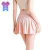 Notting Yoga Women's High Waist Pleated A-line Sport Skirt with Ice Sense Two-piece Design