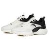 Anta Cushioning Slip Resistant Abrasion Resistant Breathable Low top Running Shoes Men's White Black 112025587-8
