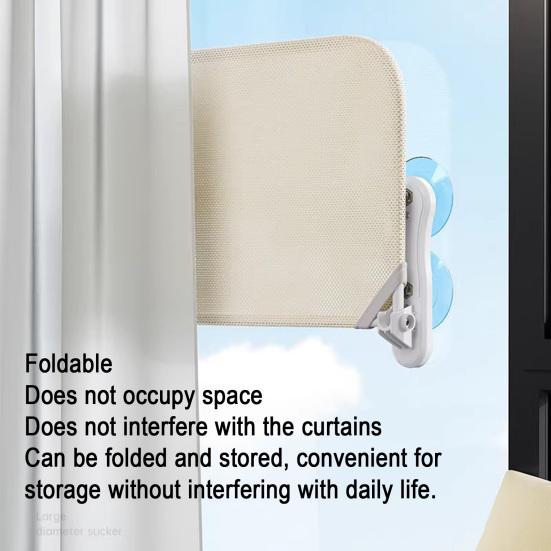 Suction Cup Cat Hammock Breathable Mesh Window Cat Perch Foldable Cat Bed Window Lounge for Indoor Cats Sunbathing Sleeping
