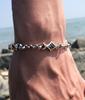 Sterlingworth Fallin-G1 Natural Stone Silver Bracelet