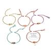 Lucky Colorful Fish Pendant Thread Rope Braided Charm Bracelet For Women Men Adjustable Jewelry Gift