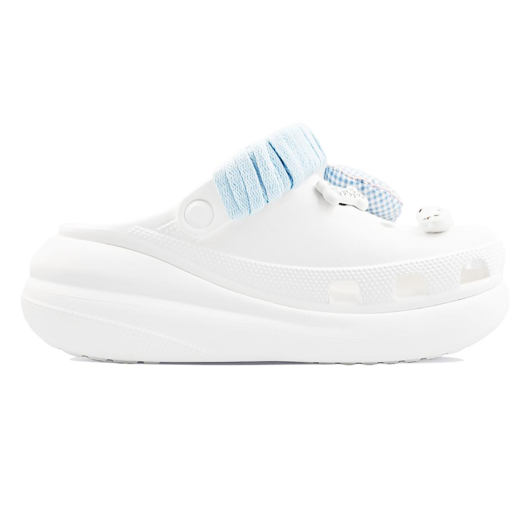 Crocs Crush Clog EVA Made in Eight Stones Heartbeating Moment Comfortable Versatile Simple Little Fresh Hole Shoes Unisex White