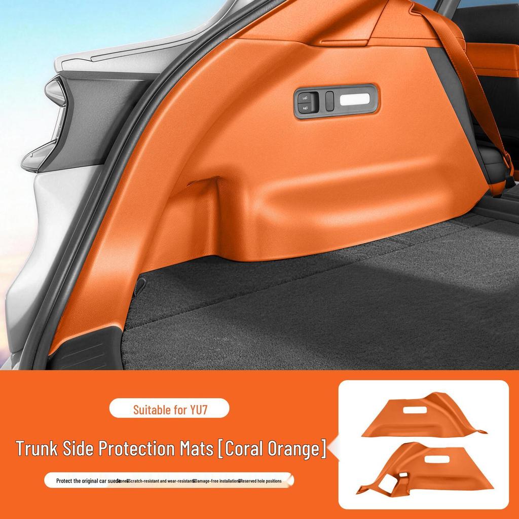 Xiaomi YU7 Trunk TPE Side Protector: Tail Box Protective Mat for Car Interior Decoration