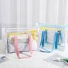Large Capacity Pvc Transparent Handbag Cosmetic Bag Beach Tote Bag  The Water-Sprinkling Festival