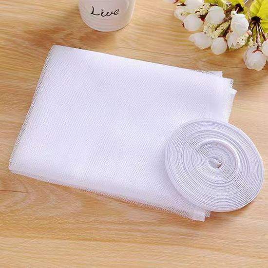 Self-Adhesive Mosquito-Proof Polyester Window Screen Set - Thickened, Ventilated, and No-Punch Installation