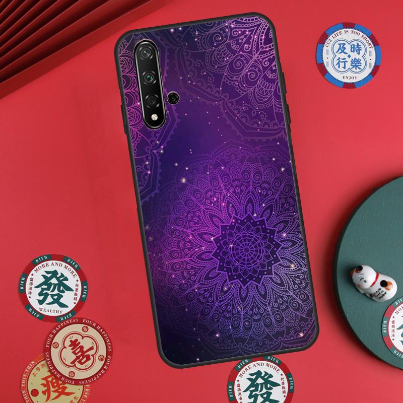 Mandala Chakra Yoga For Huawei Nova 12s 7i 8i 11i 12i Y73 Y70 Y90 Y60 Y72 Y61 Y91 9 10 SE P30 Pro P40 Lite Case
