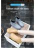 Unisex Waterproof Rubber Ankle Boots with Fleece Lining - Non-Slip and Lightweight for Outdoor Wear