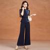 Kebbeier Elegant Thin Short-Sleeve Two-Piece Set